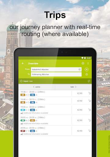 MVV-App – Munich Journey Planner & Mobile Tickets screenshot 10