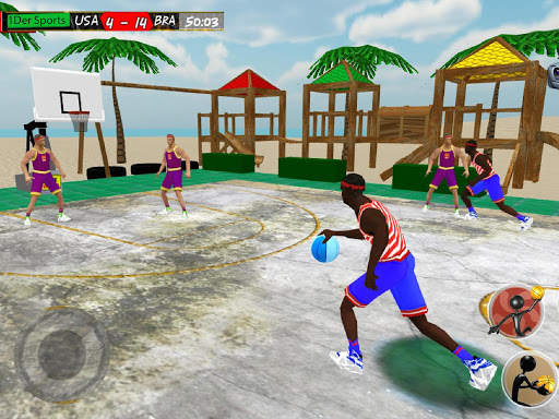Beach Basketball 2021: Real Basketball Games screenshot 10