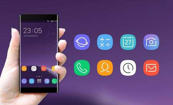 Tema para Samsung Galaxy Note 8 HD Launcher screenshot 4