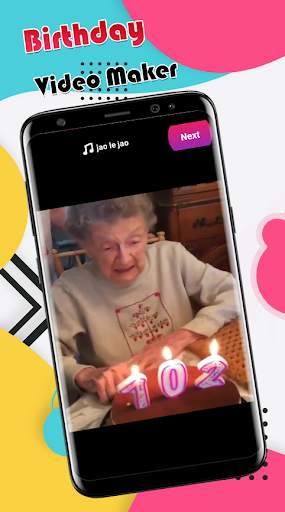 Birthday video maker with song - Live Video Maker screenshot 1