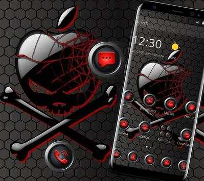 Black Skull Apple Theme screenshot 3