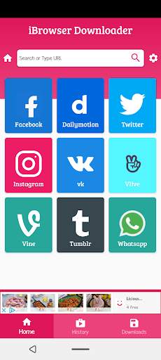 iBrowser Downloader Status Saver App with Browser screenshot 2