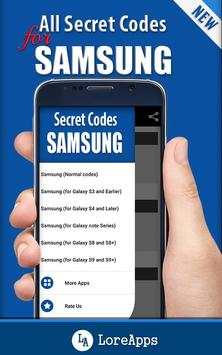 All Secret Codes for Samsung Mobiles screenshot 2