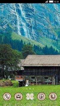 Waterfall Nature Theme HD screenshot 1