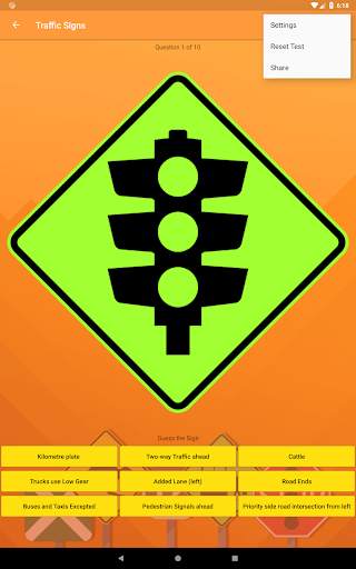 Australia Road (Traffic) Signs Test and Quiz скриншот 18