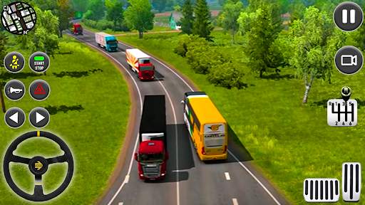 Coach Bus Driving Simulator 2021: PvP Driving Game screenshot 6