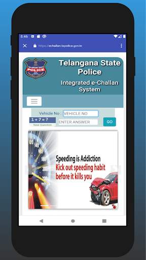 Traffic Challan checker Telangana screenshot 3