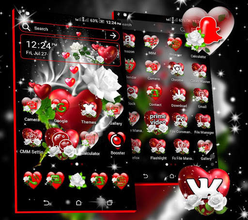 Love Heart Launcher Theme screenshot 4