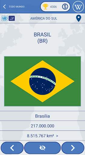 Teste de Bandeiras do mundo screenshot 1