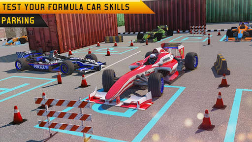 Formula Racing Car Parking Free Game screenshot 1