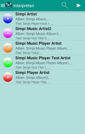 Simpi Music Player screenshot 2