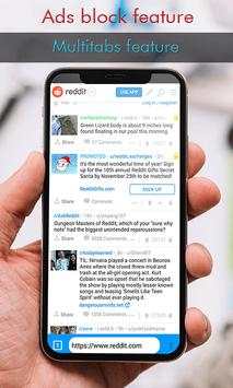 Speed X Browser Super Fast Ad Blocker screenshot 4