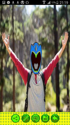 Rangers Camera Photo Editor : SuperHero Mask 👽 screenshot 4