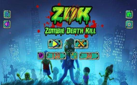 Zombie Death Kill ZDK FREE screenshot 1