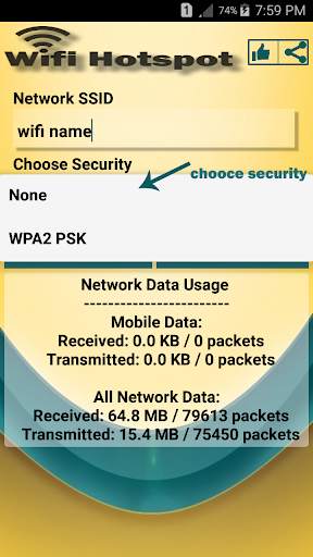 WiFi-Sharing screenshot 2