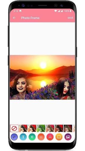 Sunrise Dual Photo Frames screenshot 3