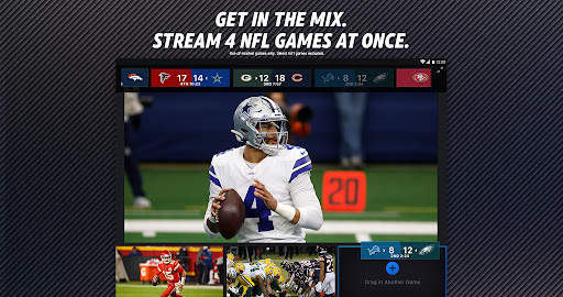 NFL Sunday Ticket for TV and Tablets 1 تصوير الشاشة