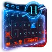 Fire Future Keyboard Theme 10001003
