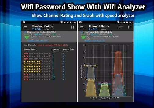 Wifi Password Show & wifi Analyzer 2019 screenshot 7