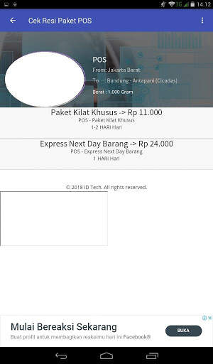 Cek Resi Paket POS screenshot 9