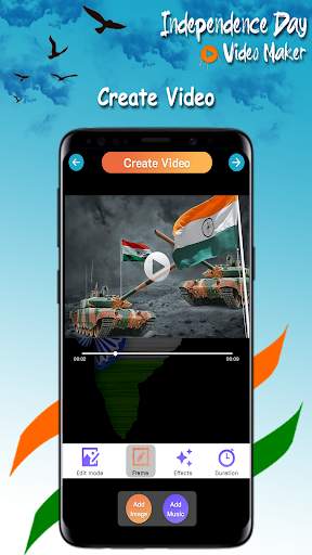 Independence Day Video Status - Video Maker 2020 स्क्रीनशॉट 1