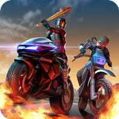 Wütender Motorradfahrer icon