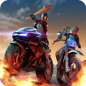 Wütender Motorradfahrer