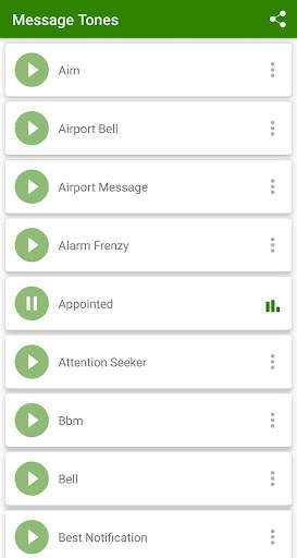 Message tones screenshot 1
