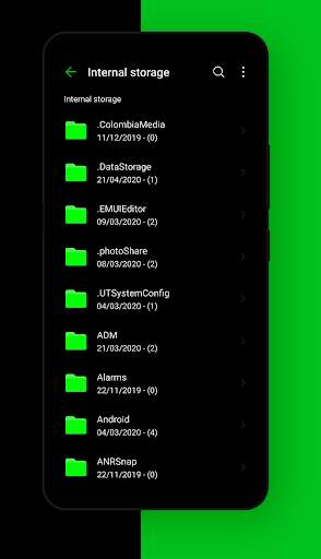 Phantom Dark Green EMUI 10 Theme screenshot 3