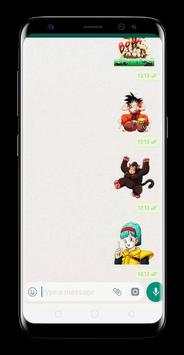 Saiyan Goku Sticker Whatsapp screenshot 1