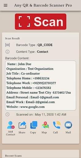 Any Qrcode and Barcode Scanner 5 تصوير الشاشة