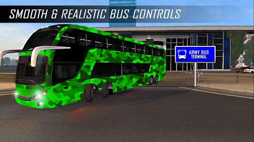 Bus Driver Army Coach Bus Sim screenshot 3