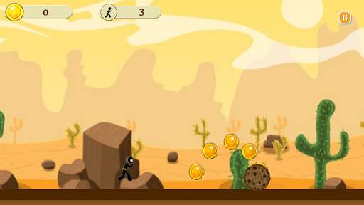 Stickman Ninja Run screenshot 1