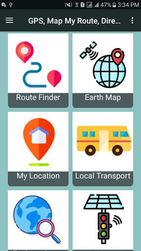 GPS, Map My Route Directions & Route Planner screenshot 1