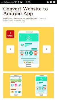 Web2App Store screenshot 2