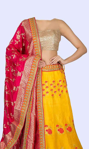 Women Lehenga Choli Photo Suit screenshot 3