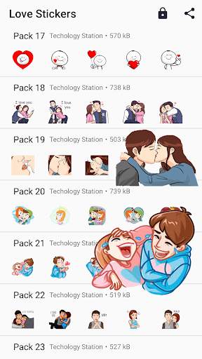 Love Stickers for WhatsApp :WA screenshot 1