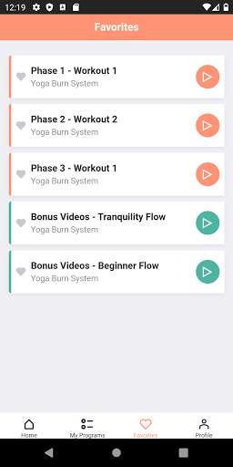 Yoga Burn App 4 تصوير الشاشة