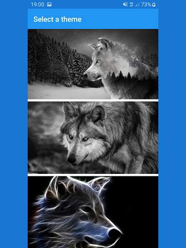 Neon Wolf Keyboard Themes screenshot 17