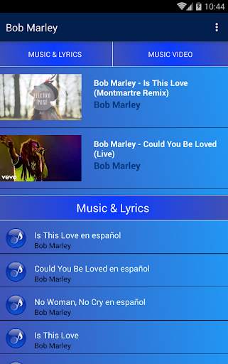 Bob Marley - Popular Songs screenshot 1