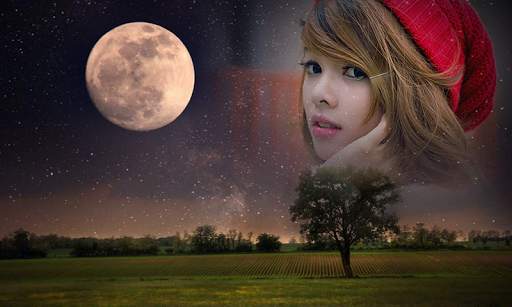 Moon Photo Frame and Photo Editor screenshot 1