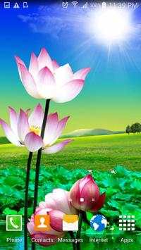 Lotus live wallpaper screenshot 2