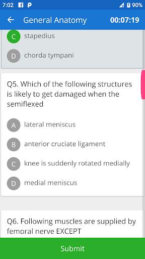Anatomy and Physiology mcq Questions Free Offline screenshot 7