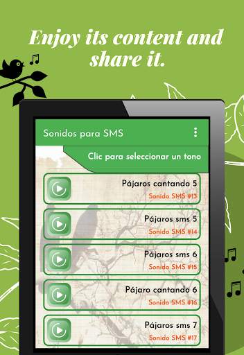 Bird sounds for ringtones screenshot 8
