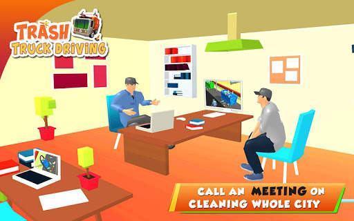 Urban Garbage Truck Driving - Waste Transporter screenshot 13