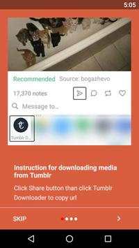 Video | Photo | GIF | Mp3 Downloader for Tumblr screenshot 1