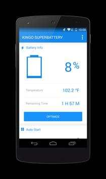 Kingo SuperBattery-Stromsparer screenshot 1