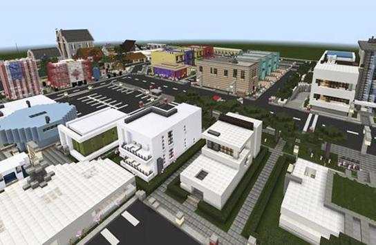 Modern city maps for Minecraft screenshot 3