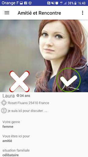 Rencontre Amitié : tchat entre célibataire gratuit screenshot 1