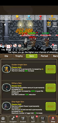 Warrior Straight - Idle RPG screenshot 6